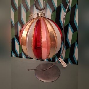 Extra Large Christmas Ball Tree Ornament Segmented NWT